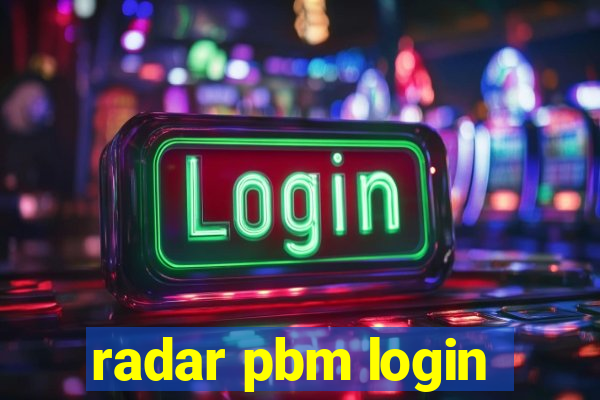 radar pbm login